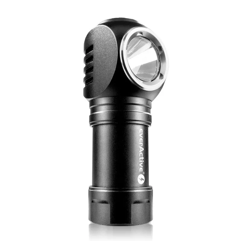 Linterna LED 3 modos de funcionamiento 10 W 500 lúmenes carcasa de aluminio recargable resistente al agua FL-55R Dripple - Everactive