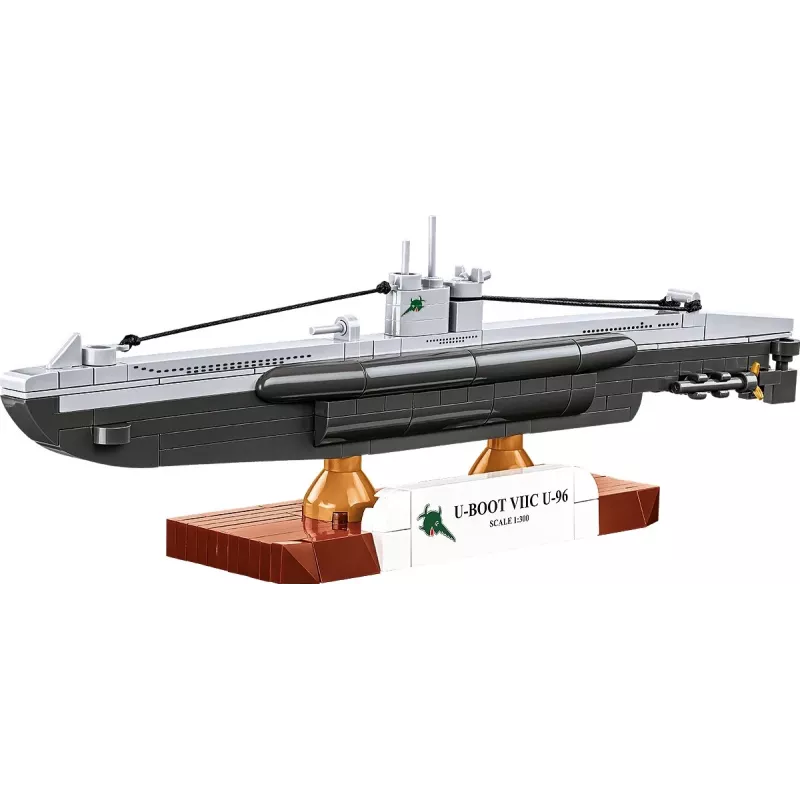 Modelo a escala de submarino Cobi Type VIIC 1:300, set 4857