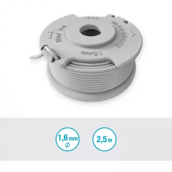 Bobina de hilo Gardena 5412-20 gris ABS nailon 1 ud.