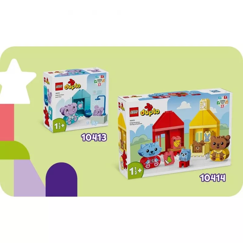 LEGO DUPLO Mis primeras rutinas: comer y dormir 10414