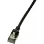 LogiLink cable de red slim U/FTP 3 m Cat6a U/FTP (STP) negro (CQ9063S)