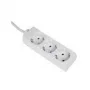 Protector contra sobretensiones Hama 00030569 blanco 3 salidas AC 230 V 3 m