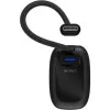 Batería externa 5.000 mAh, cable USB-C integrado de 13 cm, 20 vatios (negro, 5 Ah, 1x USB-A, 1x USB-C, PD, QC)