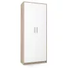Archivador OLIV 2D 74x35x180 cm, roble Sonoma/blanco