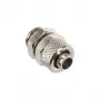 Conector recto G1/4 pulgadas a 10/8 mm - Plata brillante