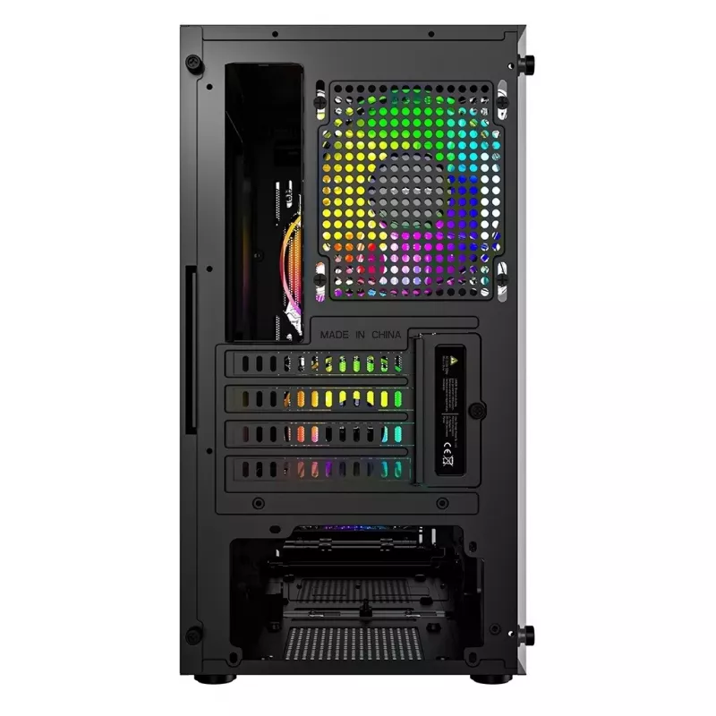 Caja de ordenador Logic Concept Atos AM-ATOS-10-0000000-0002 ATX negra
