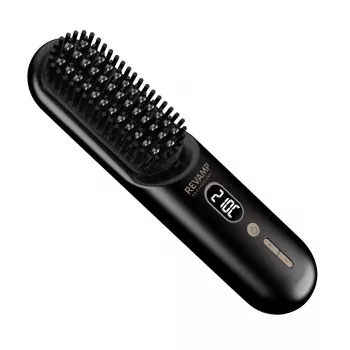 Cepillo de aire caliente iónico inalámbrico Revamp BR-1950 Straight & Go