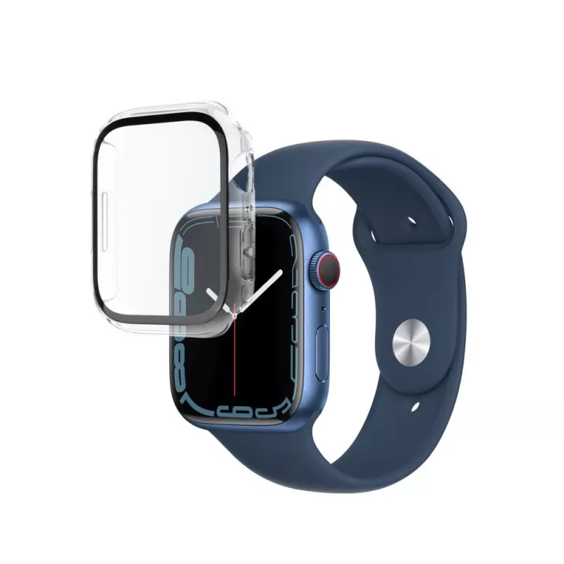 Fixed | Funda Pure protectora con cristal templado para Apple Watch 10 42mm | Transparente