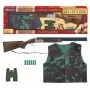 Set de escopeta de juguete Pulio 155617/0 con chaleco portacartuchos