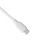 Qoltec 51039 adaptador de corriente 65 W USB-C PD, 5–20,3 V, 2–3,25 A, cable USB-C integrado, blanco