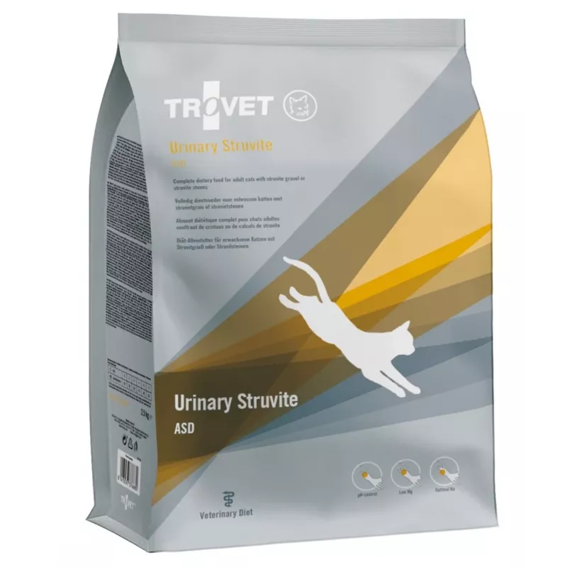TROVET Urinary Struvite ASD - Pienso seco para gatos - 2,5 kg