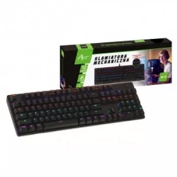Teclado mecánico ART KLART AK-51 con switches Blue, diseño compacto