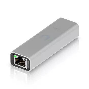 Ubiquiti Plug-and-Play, conectividad de red 5GbE por Ethernet sin interrupciones (UACC-ADAPTER-RJ45-USBC-5GE)