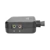 Eaton Tripp Lite series conmutador KVM USB/HD de 2 puertos con audio/vídeo, cables y uso compartido de periféricos USB - Conmutador KVM/audio/USB - 2 x KVM/audio/USB - 1 usuario local - Sobremesa