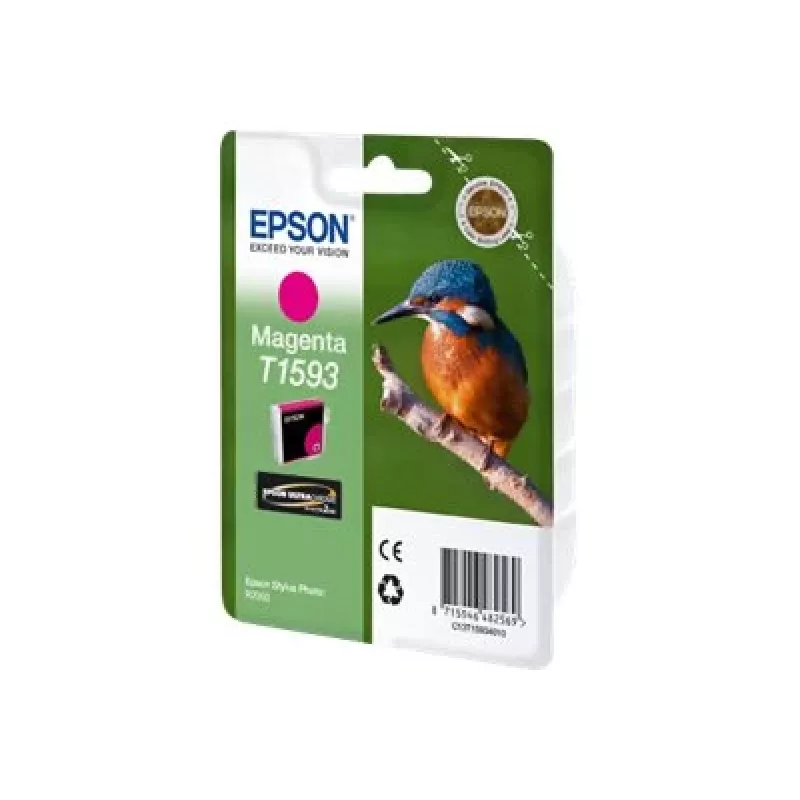 Epson T1593 magenta, magenta, tinta pigmentada, 17 ml, 1 ud., 1200 páginas