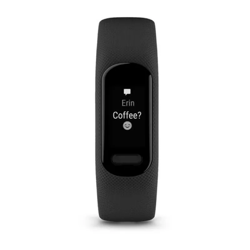 Garmin VIVOSMART 5 OLED Digital 88 x 154 píxeles Pantalla táctil Negro GPS (Satélite)