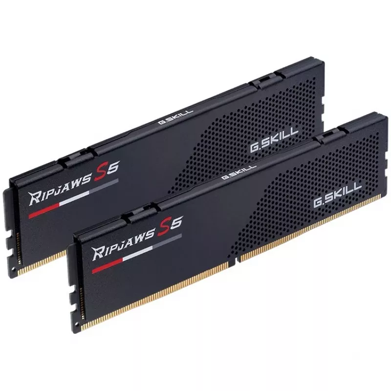 DIMM 32 GB DDR5-6000 (2x 16 GB) Dual-Kit, memoria RAM negra, F5-6000J3036F16GX2-RS5K, Ripjaws S5, INTEL XMP
