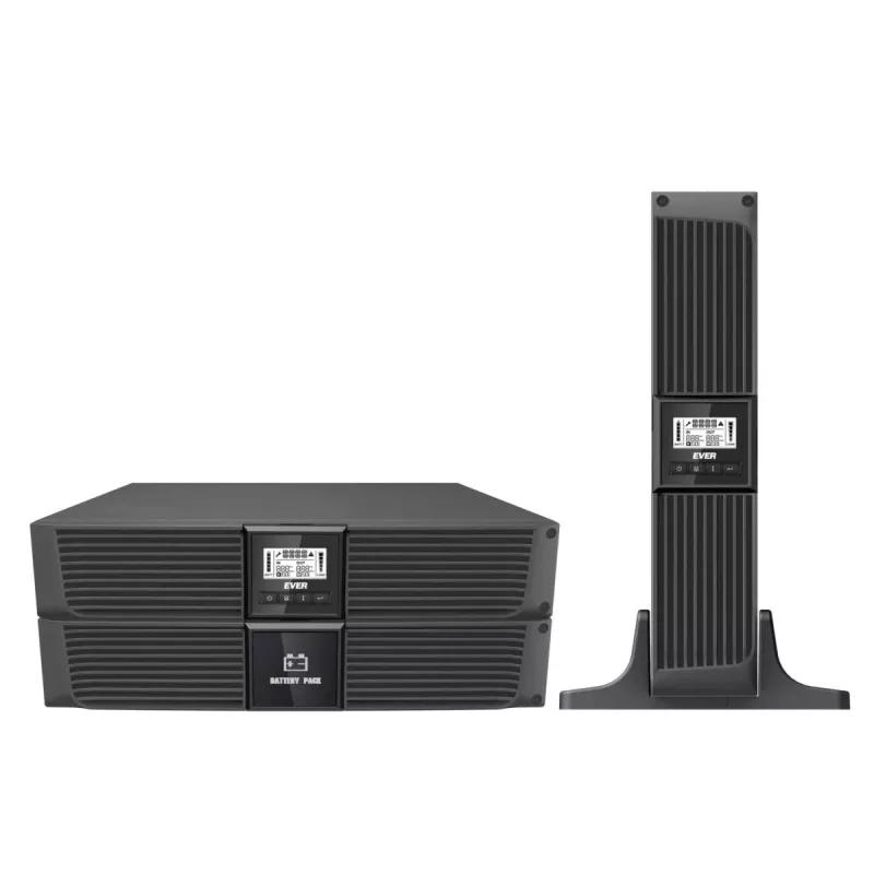 SAI EVER RT 1000 T 1000VA 800W – SAI online rack/torre, 1000 VA, 800 W de salida