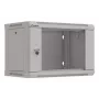 Armario de montaje en rack LANBERG WF03-5306-10S 19 pulgadas 6U gris con puerta de cristal