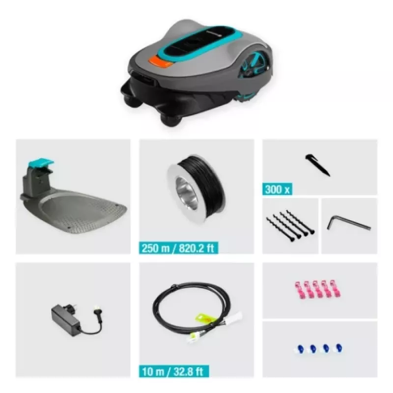 Cortacésped robot Gardena 15108-35 SILENO life 1500 m²