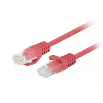 Lanberg PCU5-20CC-0300-R Cable de conexión Cat.5e UTP, 3 m, Rojo, paquete de 10
