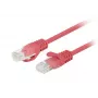 Lanberg PCU5-20CC-0300-R Cable de conexión Cat.5e UTP, 3 m, Rojo, paquete de 10