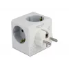 Adaptador de enchufe tipo F DeLOCK 11496 2 puertos USB 5 V 2,4 A 3 A