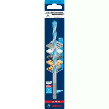 Broca Bosch Expert HEX-9 Multi Construction 8 mm