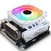 Disipador CPU de perfil bajo Thermalright AXP120 X67 ARGB - 120 mm, blanco (AXP120 X67 blanco ARGB)