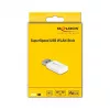 Tarjeta de red WLAN DeLOCK 12770 USB 5000 Mbit/s inalámbrica blanco