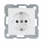 Toma tipo F berker 47231909, 16 A, 250 V, blanco, carcasa de plástico