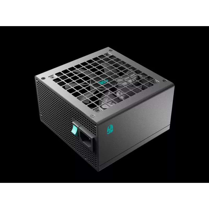 Fuente de alimentación ATX DeepCool PF600X 600W 80 PLUS Bronze, 600 W, ventilador de 12 cm, ATX 2.52, 24 pines, 2×(6+2) PCIe, 8×SATA
