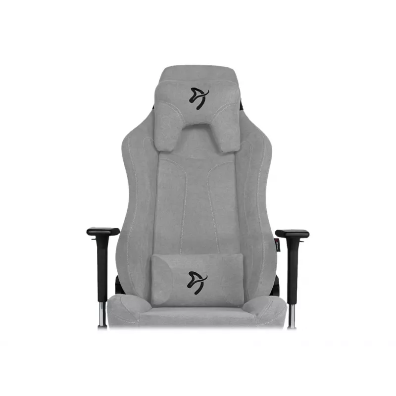 Silla gaming universal Arozzi Vernazza asiento acolchado gris