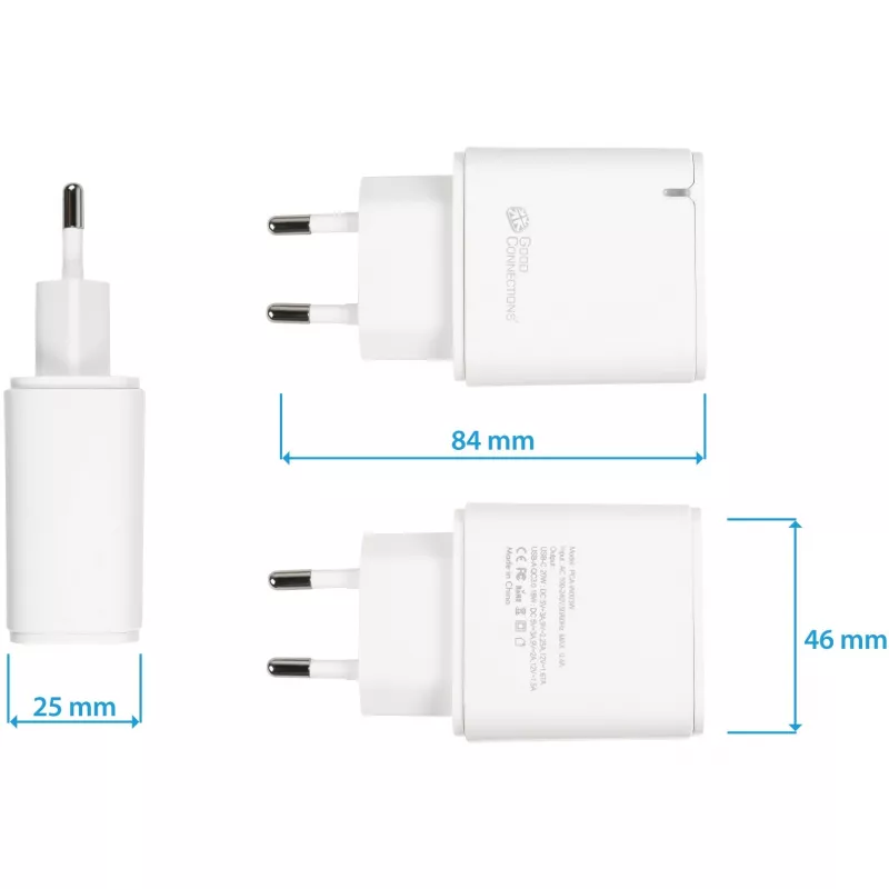 Cargador para dispositivos móviles Alcasa PCA-W003W blanco (PCA-W003W)