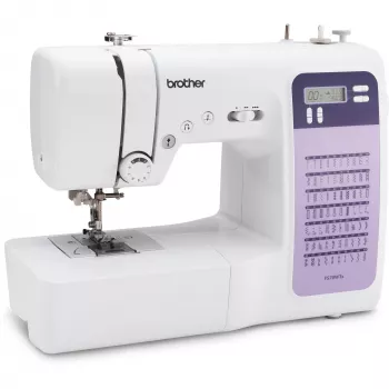 Máquina de coser Brother FS70WTx — 70 puntadas, pantalla LCD, 750 SPM, 5 mm de longitud, 7 mm de anchura