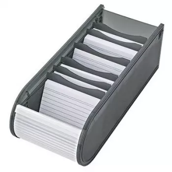 Set de fichas de estudio WEDO Lernkartei A8 – 500 tarjetas (100 gris) para estudio y repaso