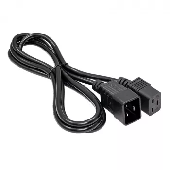 Cable de extensión para servidor Akyga AK-UP-03 IEC C20 a C19, 1,8 m, negro