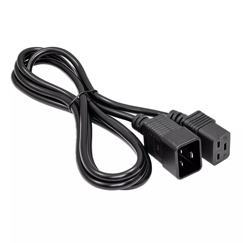 Cable de extensión para servidor Akyga AK-UP-03 IEC C20 a C19, 1,8 m, negro