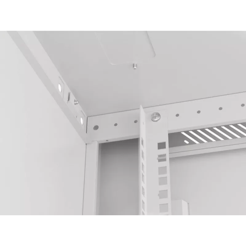 Armario de instalación de pared Lanberg 19'' 12U 600x600mm gris (puerta de cristal)