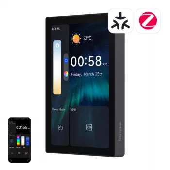 SONOFF NSPanel Pro 120 Panel de control inteligente Matter WiFi/Bluetooth/ZigBee (negro)