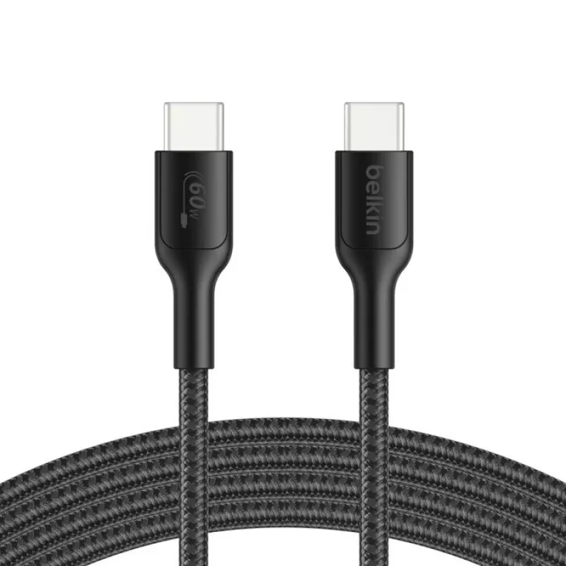 Cable gaming Belkin USB-C/USB-C 2 m trenzado Switch 2 ENA008hq2MBK (ENA008HQ2MBK)
