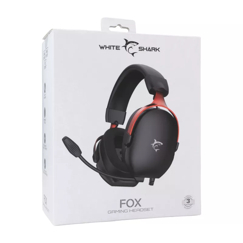 Auriculares White Shark GH-2445 Fox negros