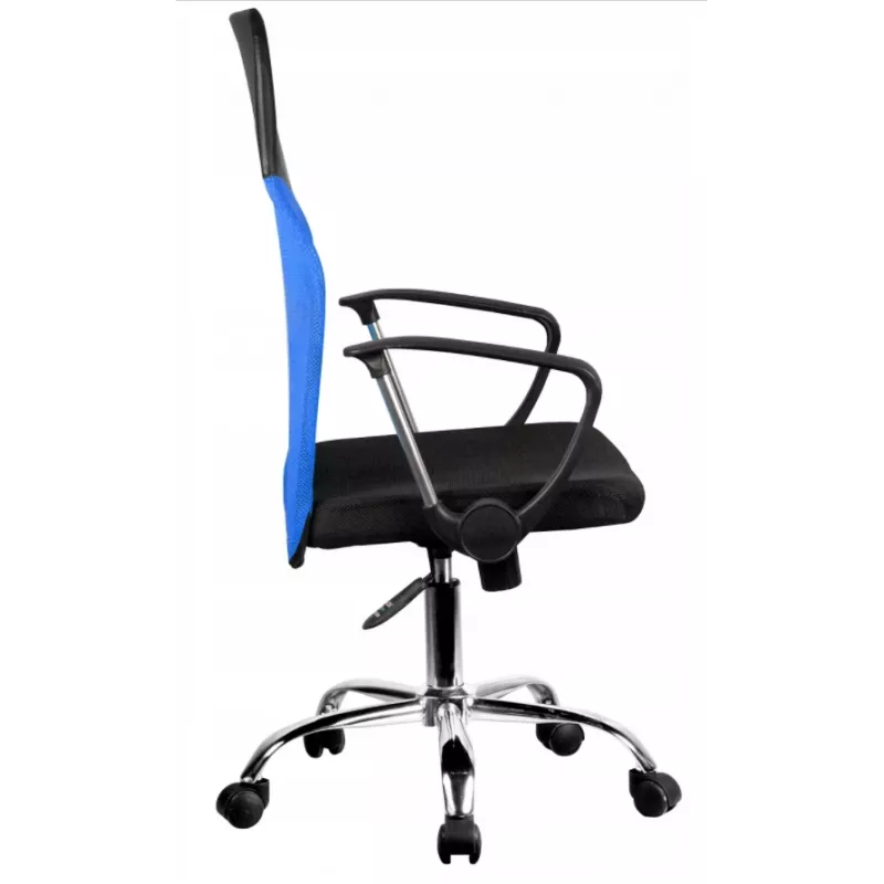 Topeshop KRZESŁO NEMO NIEBIESKIE silla de oficina/ordenador asiento acolchado respaldo de malla