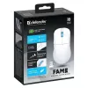 Ratón INALÁMBRICO DEFENDER FAME GM-516 RF+BT 10000DPI 6P blanco