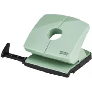 Perforadora de papel NOVUS B220 ColorID mellow mint — perforadora de mesa de 2 agujeros, capacidad de hasta 30 hojas