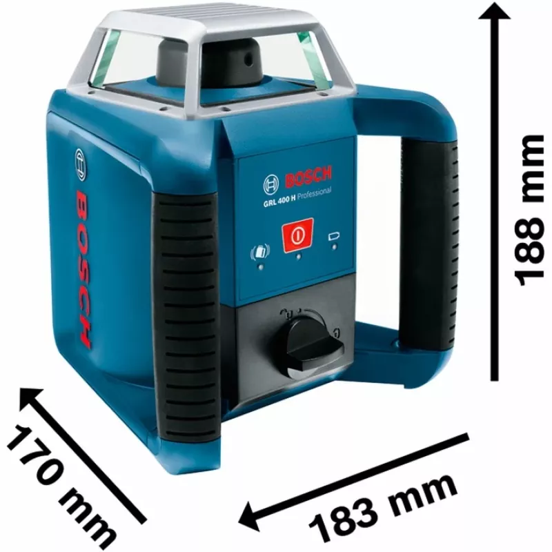 Bosch GRL 400 H Professional láser rotativo 400 m 635 nm (< 1 mW)