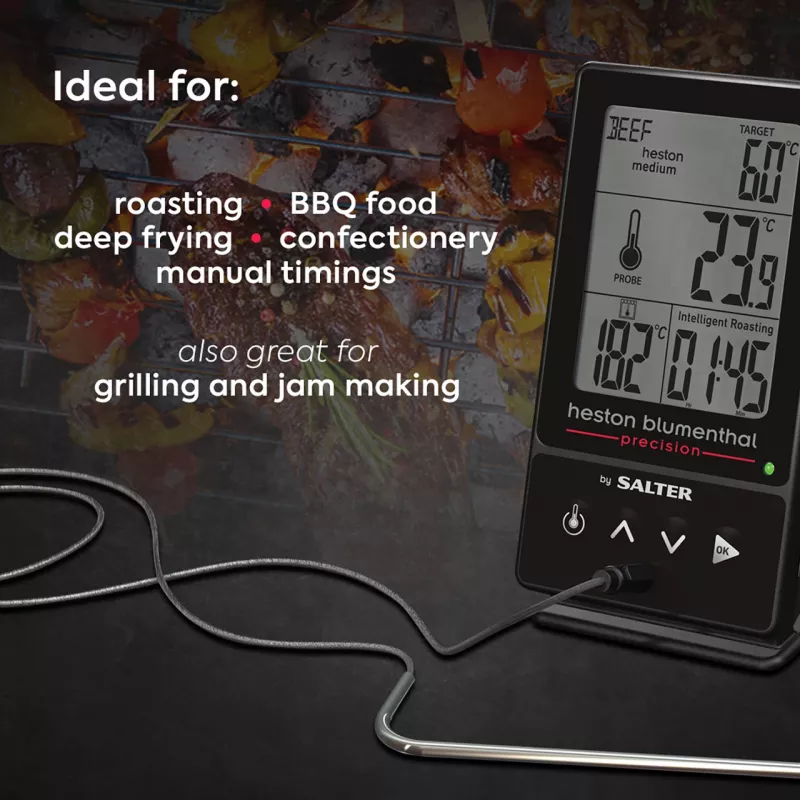 Salter 540A HBBKCR Heston Blumenthal Precision 5-in-1 termómetro digital de cocina