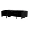 Mueble RTV 3D PALAZZO BIS 151x40x60 negro mate