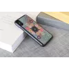 Funda para smartphone iKins para iPhone XS / XS S — diseño Flower Garden, negra