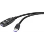 Cable USB Renkforce RF-4598346 10 m USB 3.2 Gen 1 (3.1 Gen 1) USB A negro (RF-4598346)